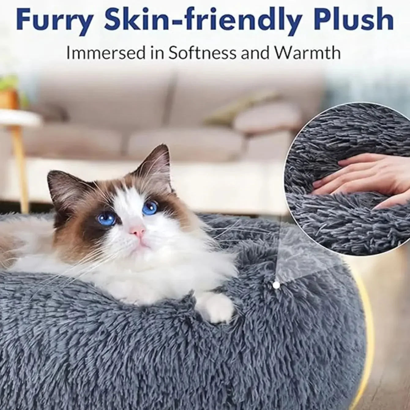 The Fluffy Cloud™ Calming Pet Bed