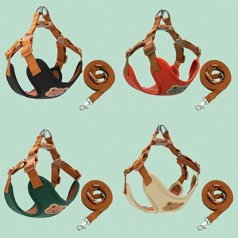 The Airy-Step™ Comfort Harness & Leash Set